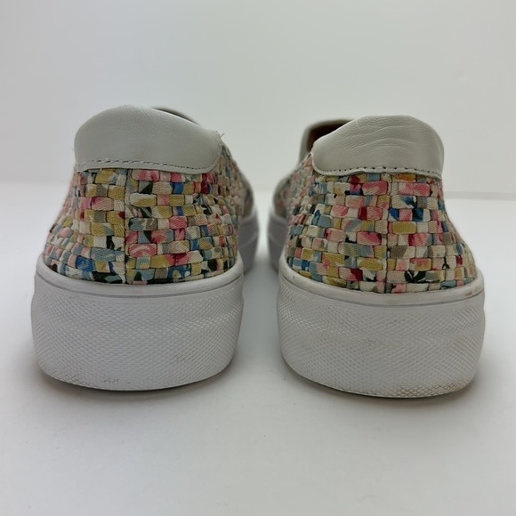 Caslon Alden Fabric Woven Multicolored Sneaker Size 7M Slip On Comfy - Picture 5 of 13